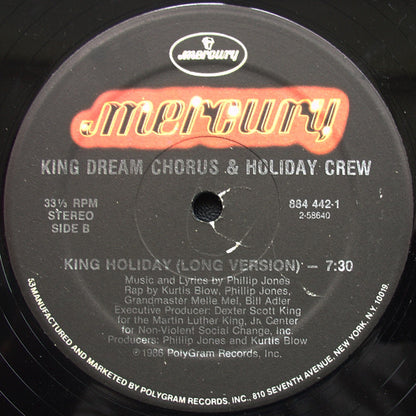 King Dream Chorus & Holiday Crew : King Holiday (12")
