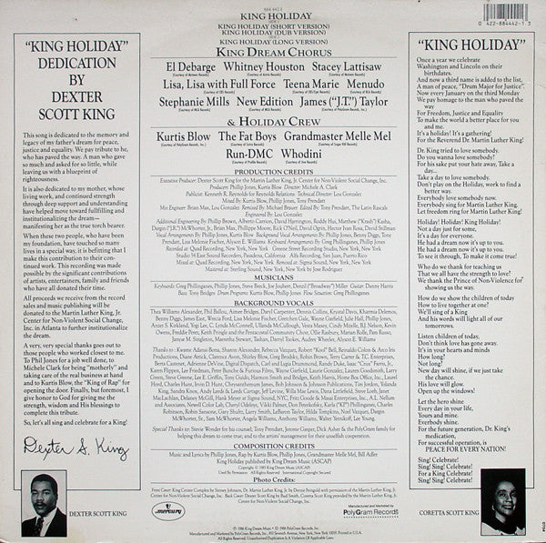 King Dream Chorus & Holiday Crew : King Holiday (12")