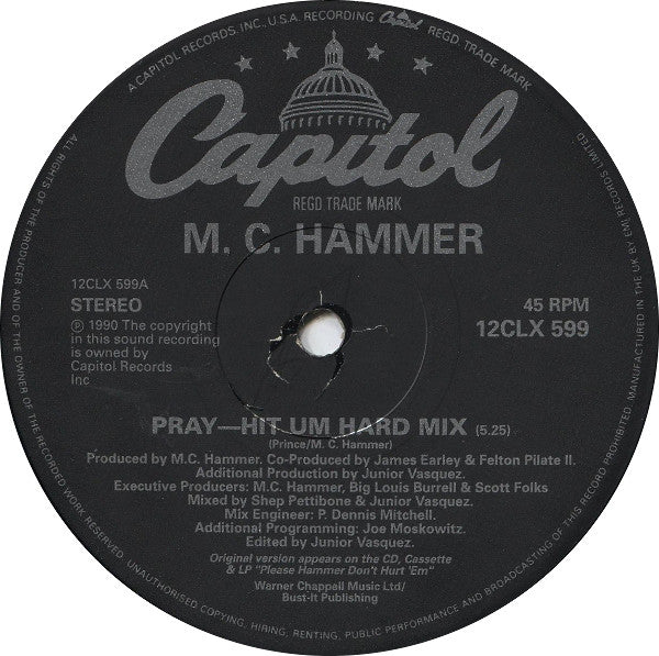 MC Hammer : Pray (12")