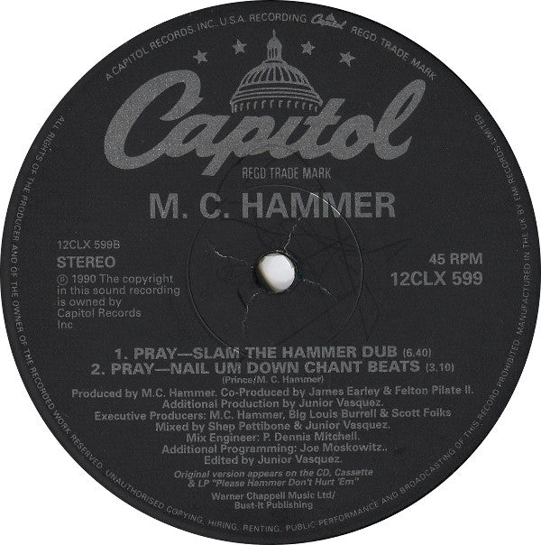 MC Hammer : Pray (12")