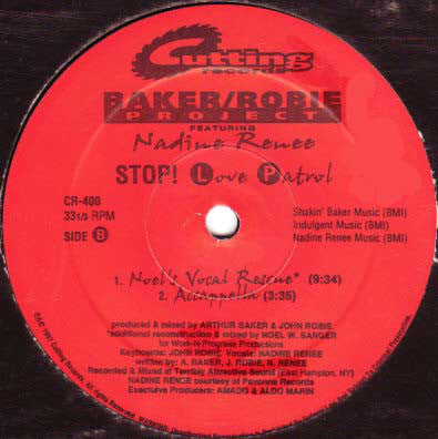 Baker / Robie Project : Stop ! Love Patrol (12")