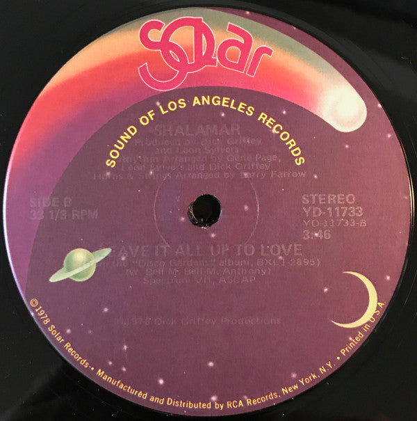 Shalamar : The Second Time Around (12", Single, Ind)