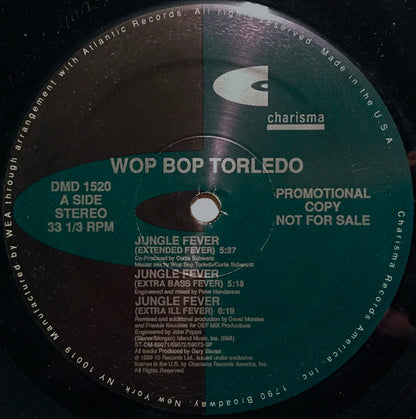Wop Bop Torledo : Jungle Fever (12", Promo)