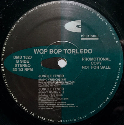 Wop Bop Torledo : Jungle Fever (12", Promo)