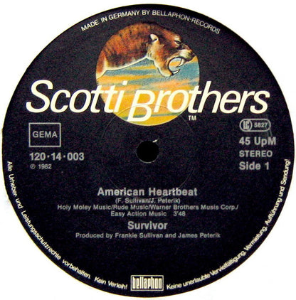 Survivor : American Heartbeat (12", Maxi)