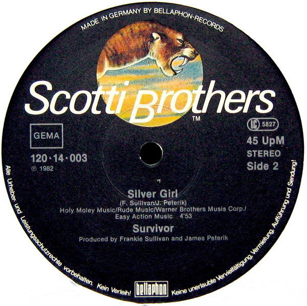 Survivor : American Heartbeat (12", Maxi)