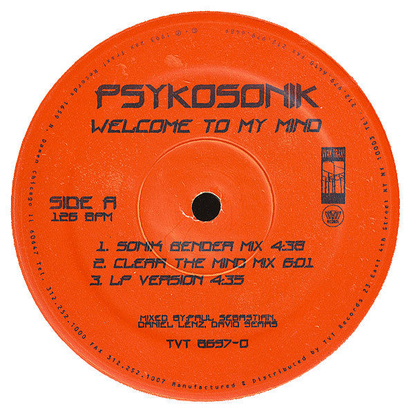 Psykosonik : Welcome To My Mind (12")