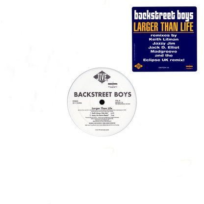 Backstreet Boys : Larger Than Life (2x12", Promo)