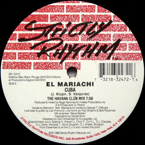 El Mariachi : Cuba (12")