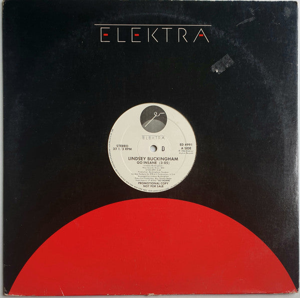 Lindsey Buckingham : Go Insane (12", Promo)