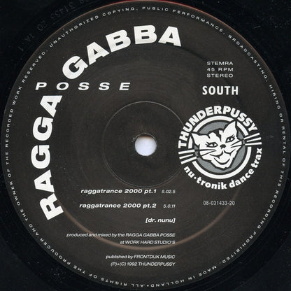 Ragga Gabba Posse : Raggatrance 2000 / Zap Machine (12")