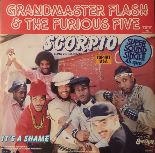 Grandmaster Flash & The Furious Five : Scorpio (12", Single)