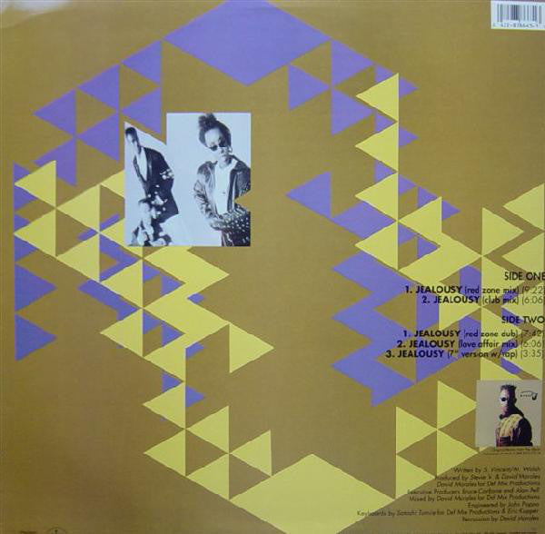 Adventures Of Stevie V* : Jealousy (12")