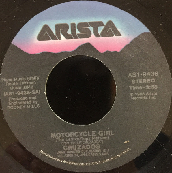 Cruzados : Motorcycle Girl / 1,000 Miles (7")