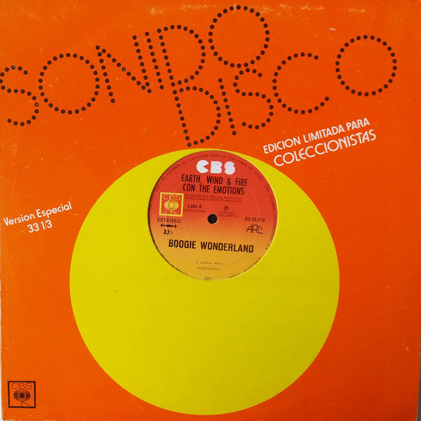Earth Wind & Fire* With The Emotions : Boogie Wonderland (12", Single, Ltd, Cle)