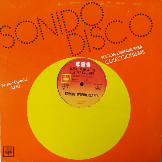 Earth Wind & Fire* With The Emotions : Boogie Wonderland (12", Single, Ltd, Cle)