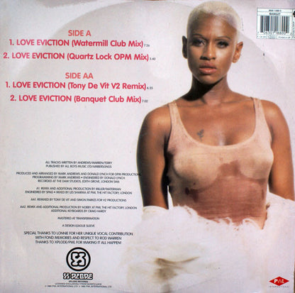 Quartz Lock* Featuring Lonnie Gordon : Love Eviction (12")