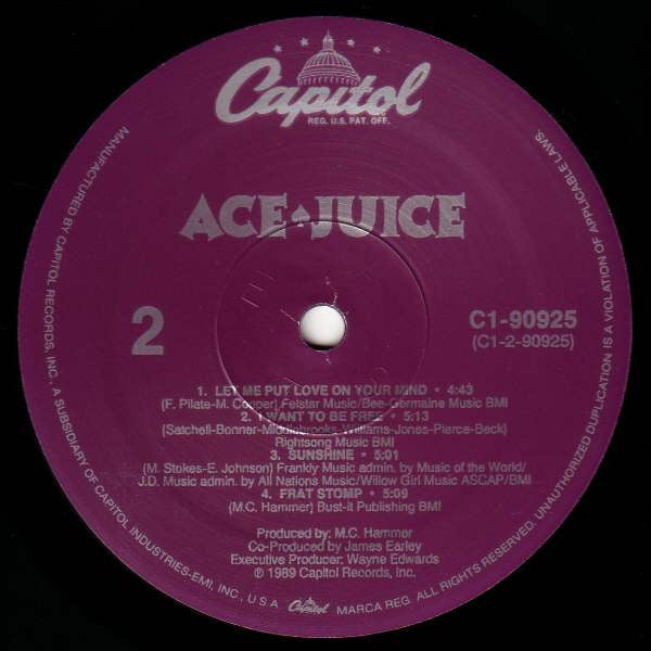 Ace Juice : Ace Juice (LP, Album)