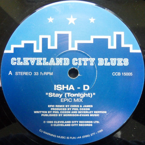 Isha-D : Stay (Tonight) (12")