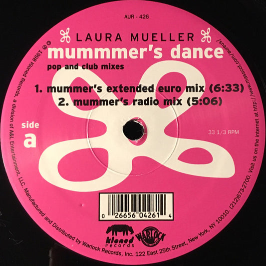 Laura Mueller : Mummer's Dance (Pop And Club Mixes) (12", Single)