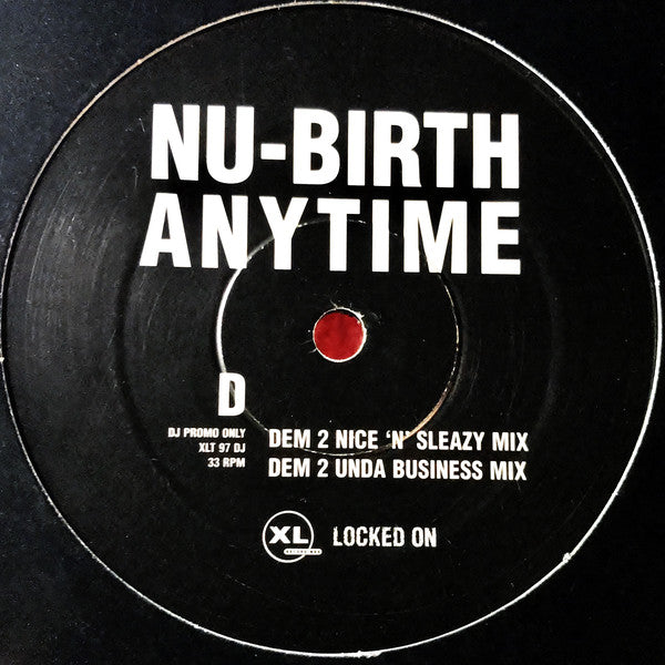 Nu-Birth : Anytime (2x12", Promo)