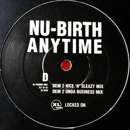 Nu-Birth : Anytime (2x12", Promo)