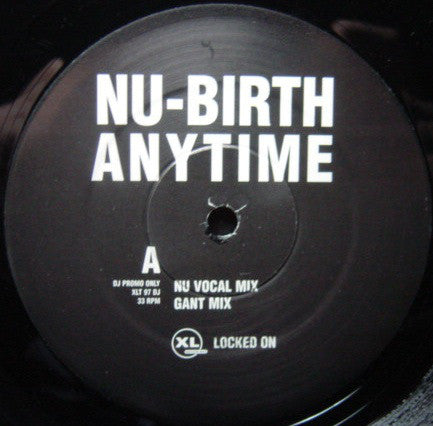 Nu-Birth : Anytime (2x12", Promo)