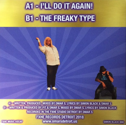 Omar-S Featuring Simon Black (5) : I'll Do It Again (12", Pin)
