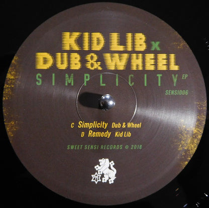 Kid Lib x Dub & Wheel : Simplicity EP  (2x10", EP)