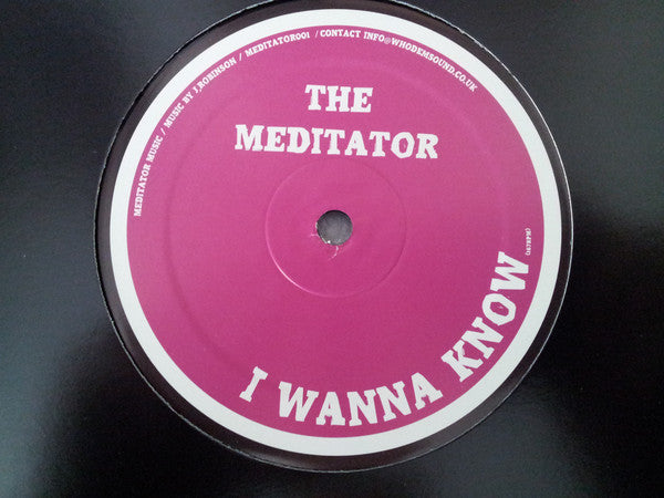 The Meditator : I Wanna Know  (12")
