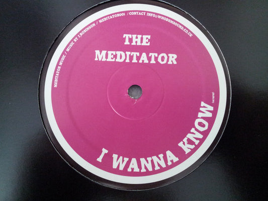 The Meditator : I Wanna Know  (12")
