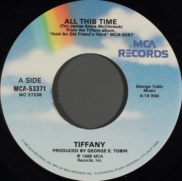 Tiffany : All This Time (7", Single, Glo)