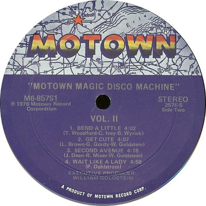 Motown Magic Disco Machine* : Motown Magic Disco Machine Vol. II (LP, Album, Mon)
