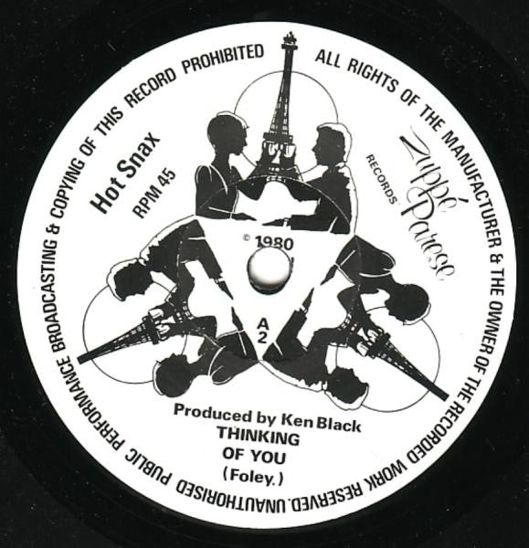 Hot Snax : Theme From A Movie (7", Yel)