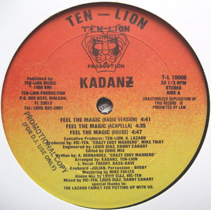 Kadanz (2) : Feel The Magic (12")
