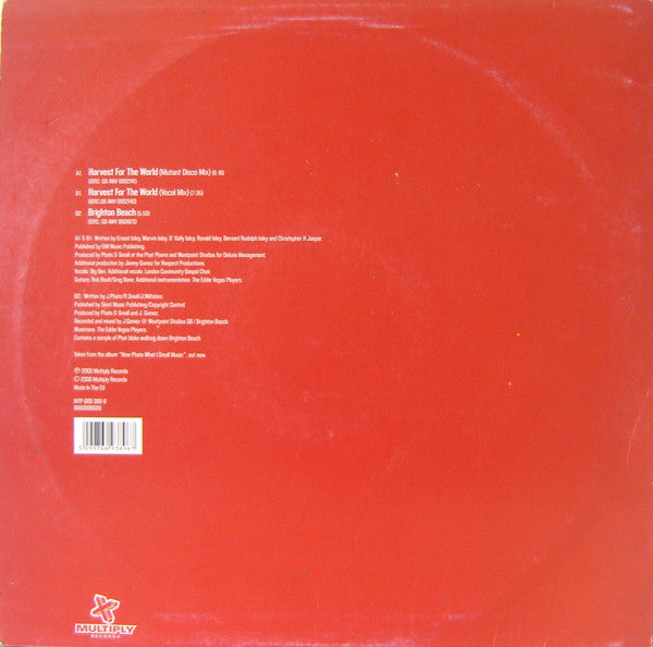 Phats & Small : Harvest For The World / Brighton Beach (12")