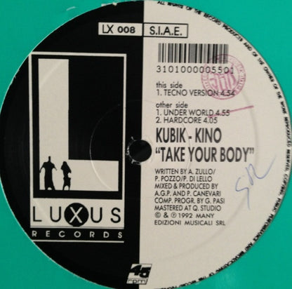 Kubik-Kino : Take Your Body (12")