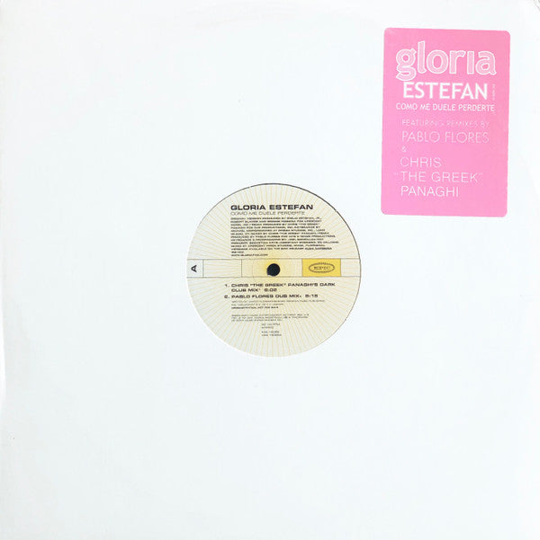 Gloria Estefan : Como Me Duele Perderte (12", Single, Promo)