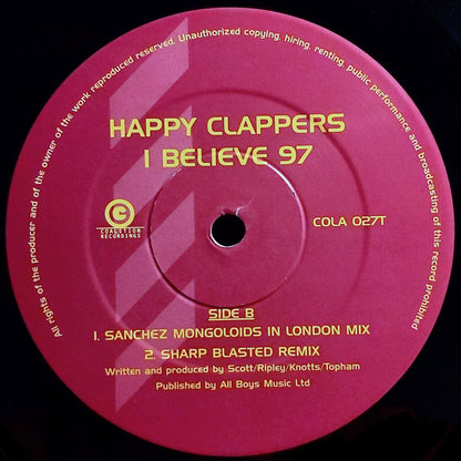 Happy Clappers : I Believe 97 (12")