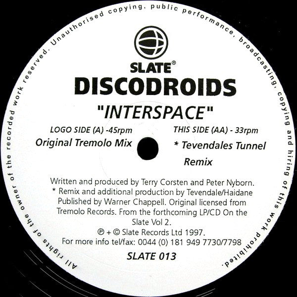 Discodroids : Interspace (12")