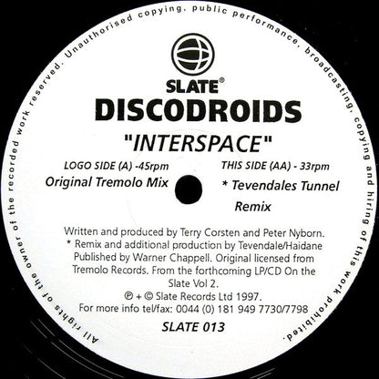 Discodroids : Interspace (12")