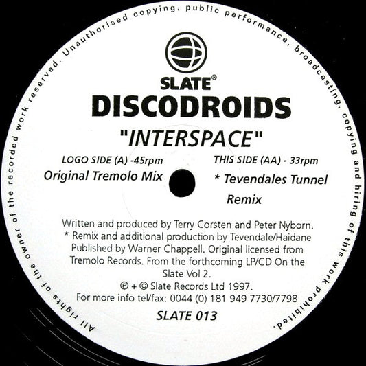 Discodroids : Interspace (12")