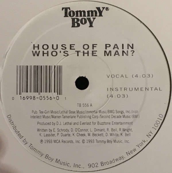 House Of Pain : Who's The Man? (12")