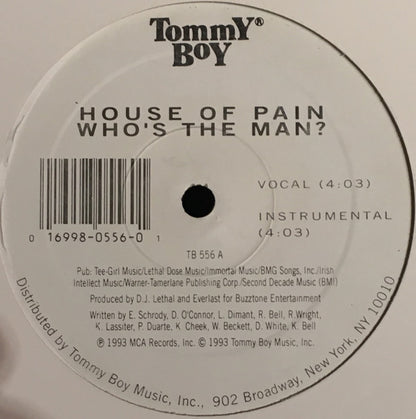 House Of Pain : Who's The Man? (12")