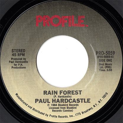 Paul Hardcastle : Rain Forest (7", Single, Styrene)