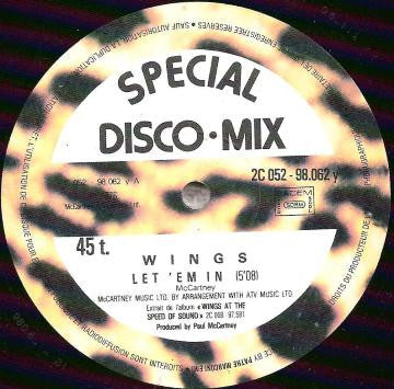 Wings (2) : Let 'Em In (12", Single)