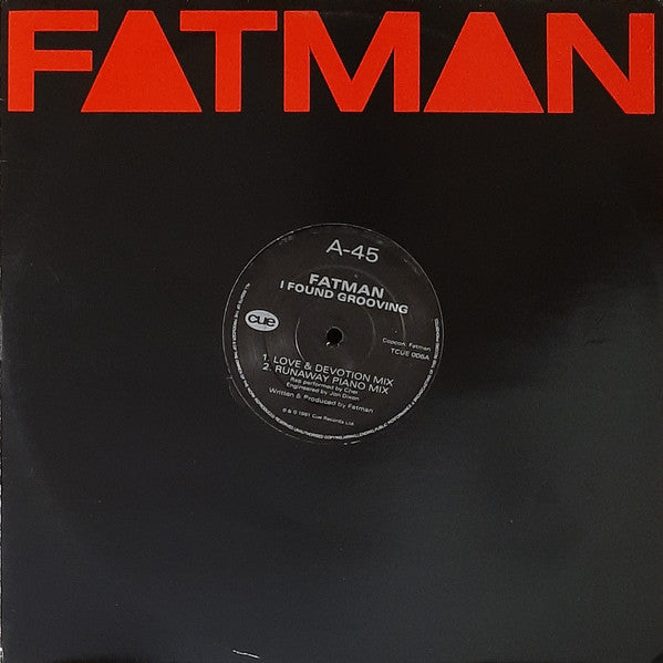 Fatman : I Found Grooving (12", Bla)