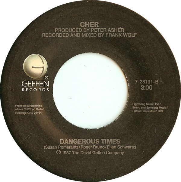 Cher : I Found Someone (7", Single)