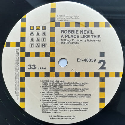 Robbie Nevil : A Place Like This (LP, Album)