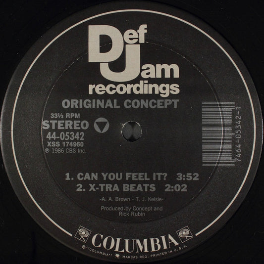 Original Concept : Can You Feel It? / Knowledge Me (12")
